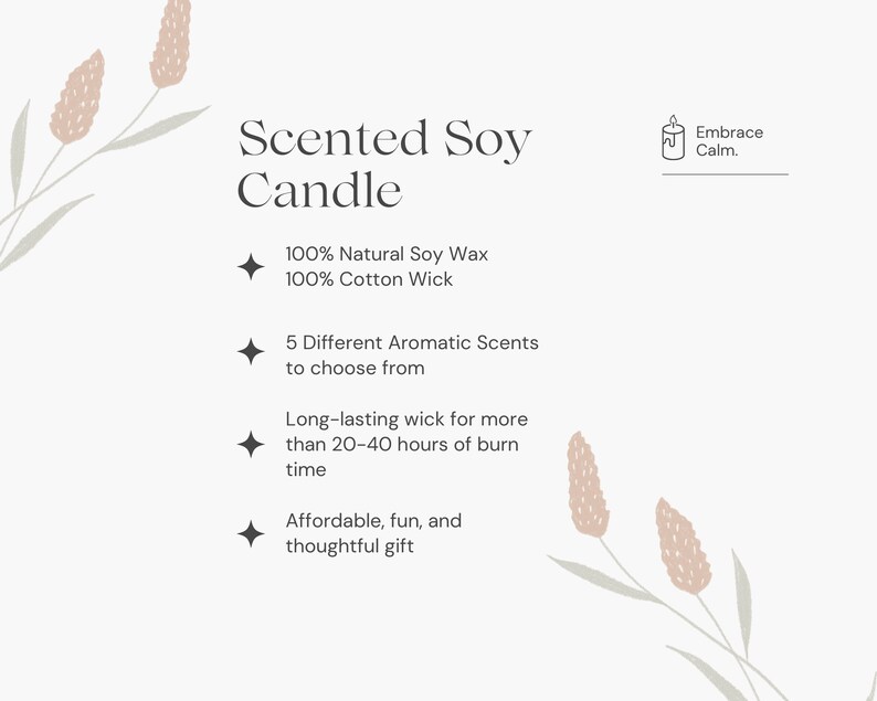 Fertility Gold Tin Candle, Handpoured Candle for Hopeful Moms, Pregnancy Support Candle, Momto