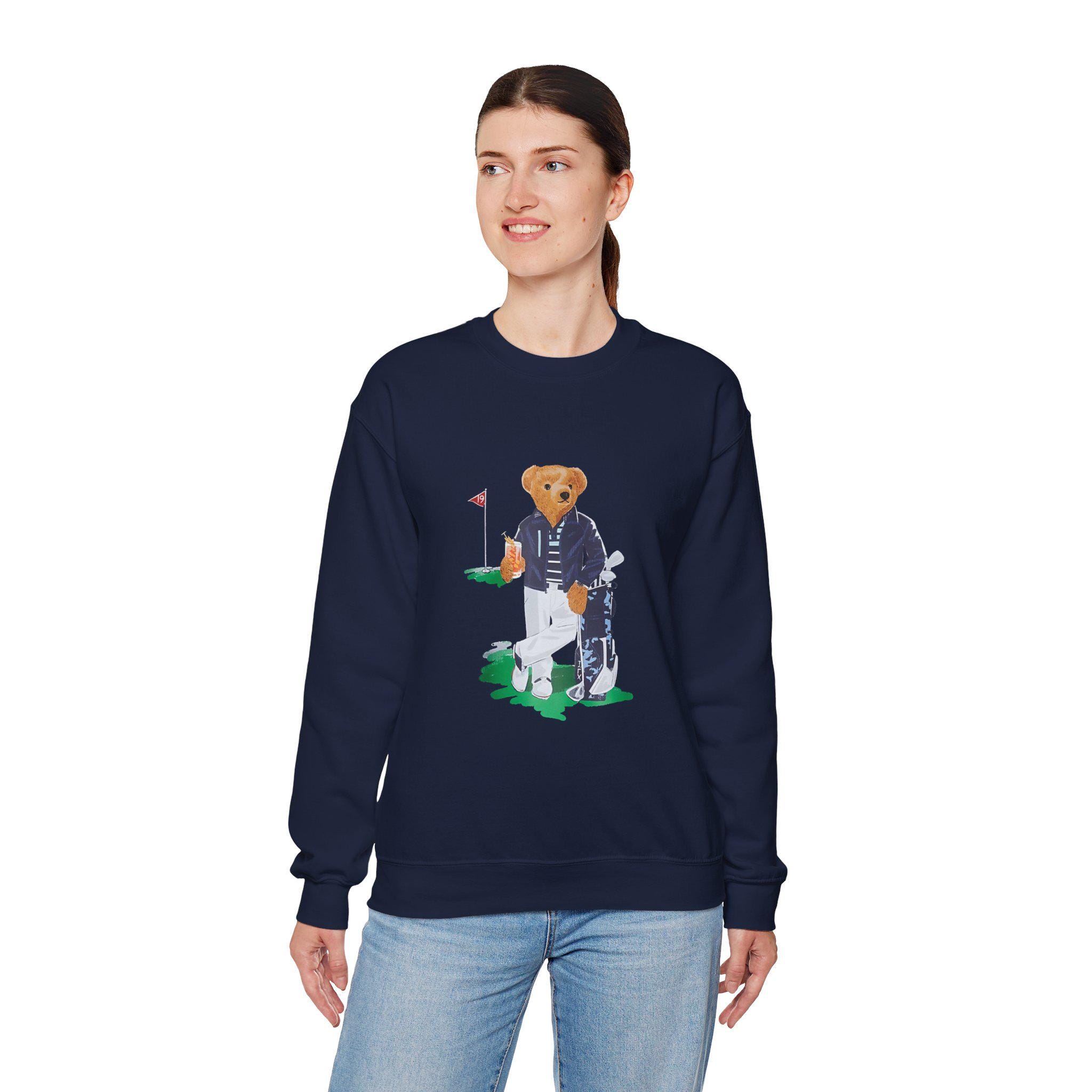 関税込【Polo Golf】Classic Polo Bear Double Knit Sweatshirt Polo Bear Double-Knit Sweatshirt
