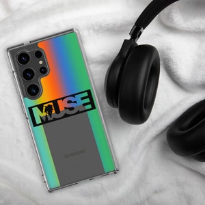 K-Pop Muse com flor nova arte de álbum com espaço para cartão fotográfico capa transparente para Samsung®