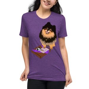 Camiseta unissex premium K-pop Pomeranian Dog (Yeontan) com álbum de papelão