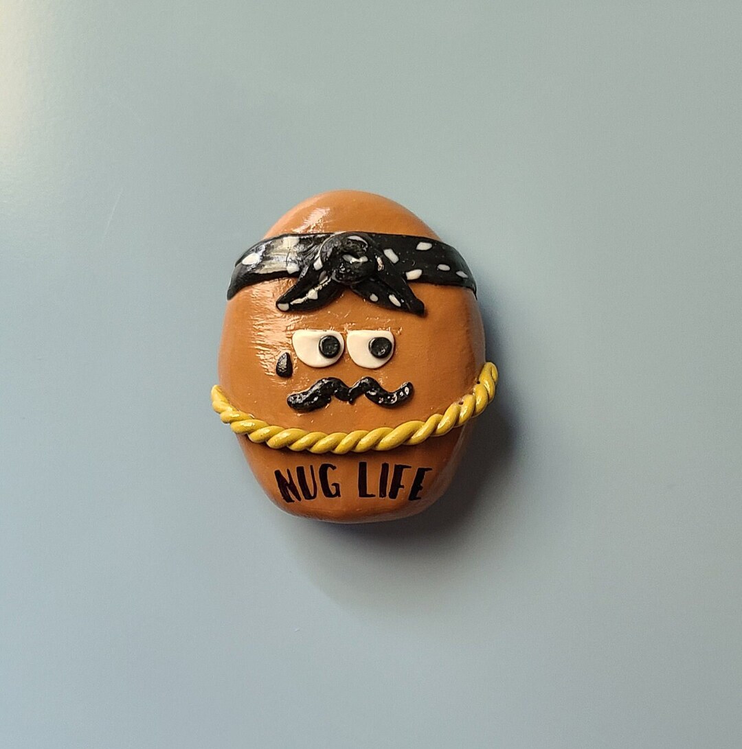 Nug Life Chicken Nugget Handmade Polymer Clay Kawaii