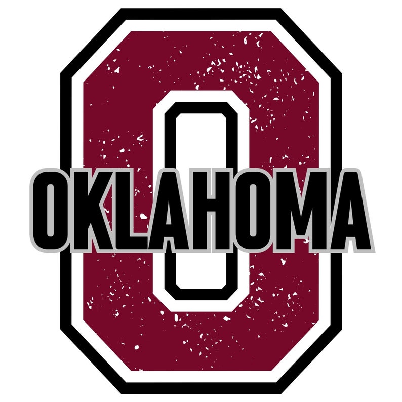 Varsity Letters Oklahoma PNG Etsy