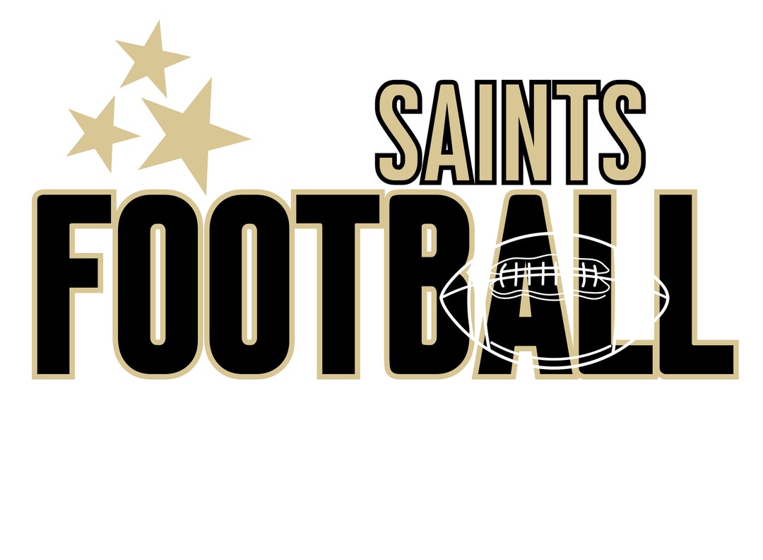Saints Stars Football PNG Etsy