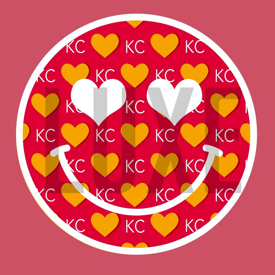 Kc Smiley Face PNG Etsy