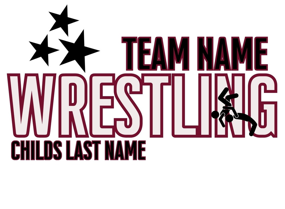 Custom Wrestling PNG - Etsy