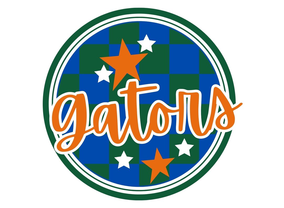 Gators Mascot Circle Design PNG Etsy