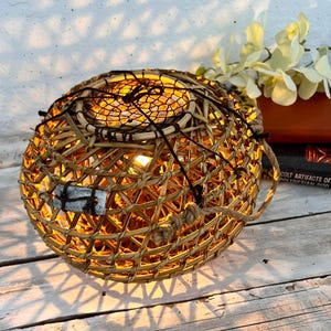 Tiki Fischreuse Korb Licht 25 cm Durchm