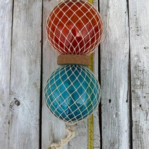 Galleggiante doppio a forma di pesce con retino - Decorazione in stile nautico per Tiki Bar - Decorazione a bordo piscina