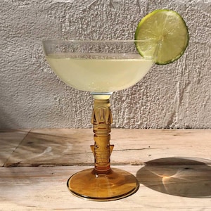 Tiki Glass Coupe Cocktail Glass