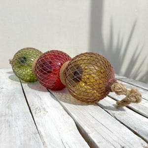 Driedubbele visdobber met net - Tikibar-decoratie in nautische stijl - Decoratie aan het zwembad