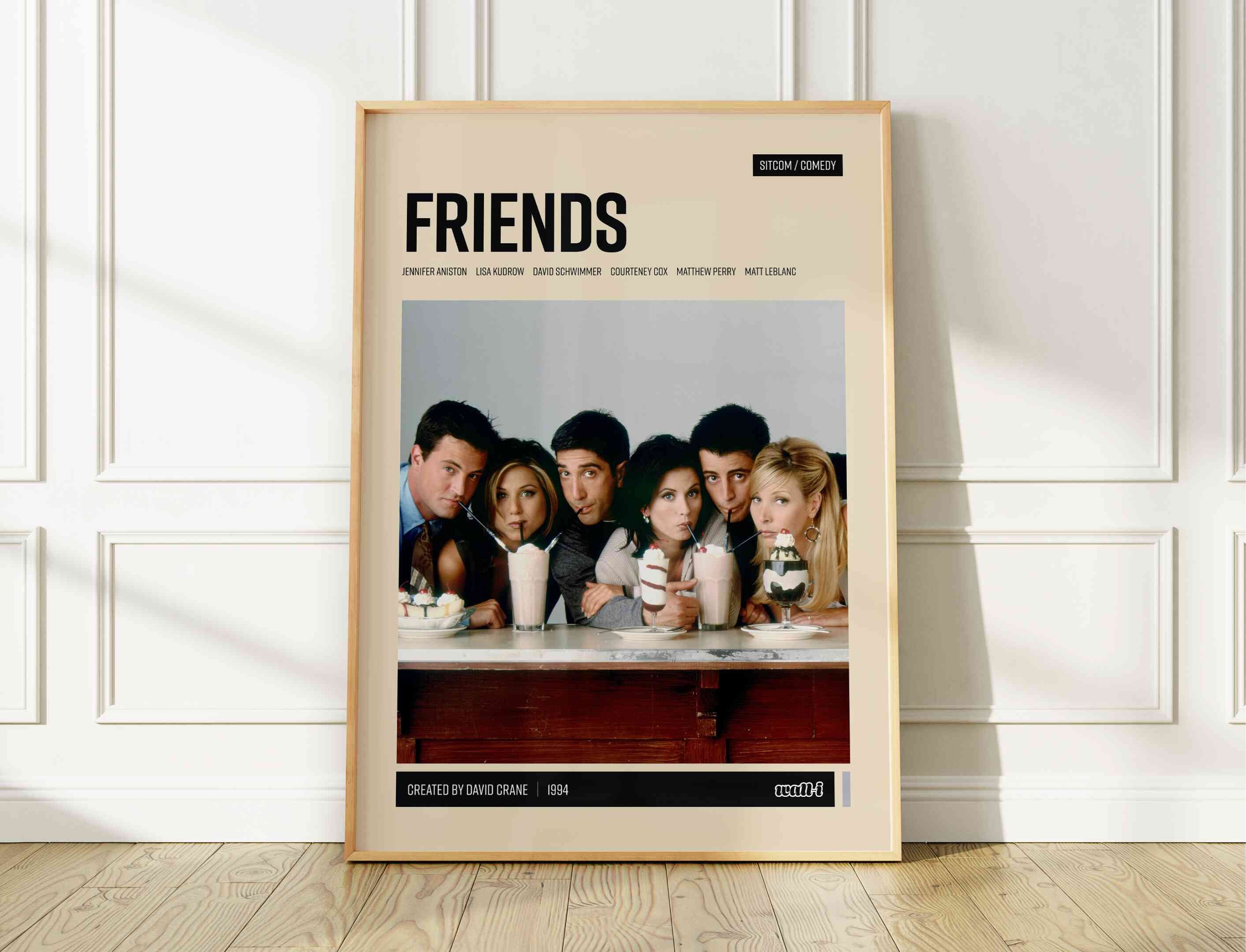 Friends - Cadre photo façon judas de porte
