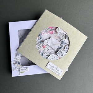 Personalisable Handmade Floral 3D Card, Birthday Card/ Special Occasion Card