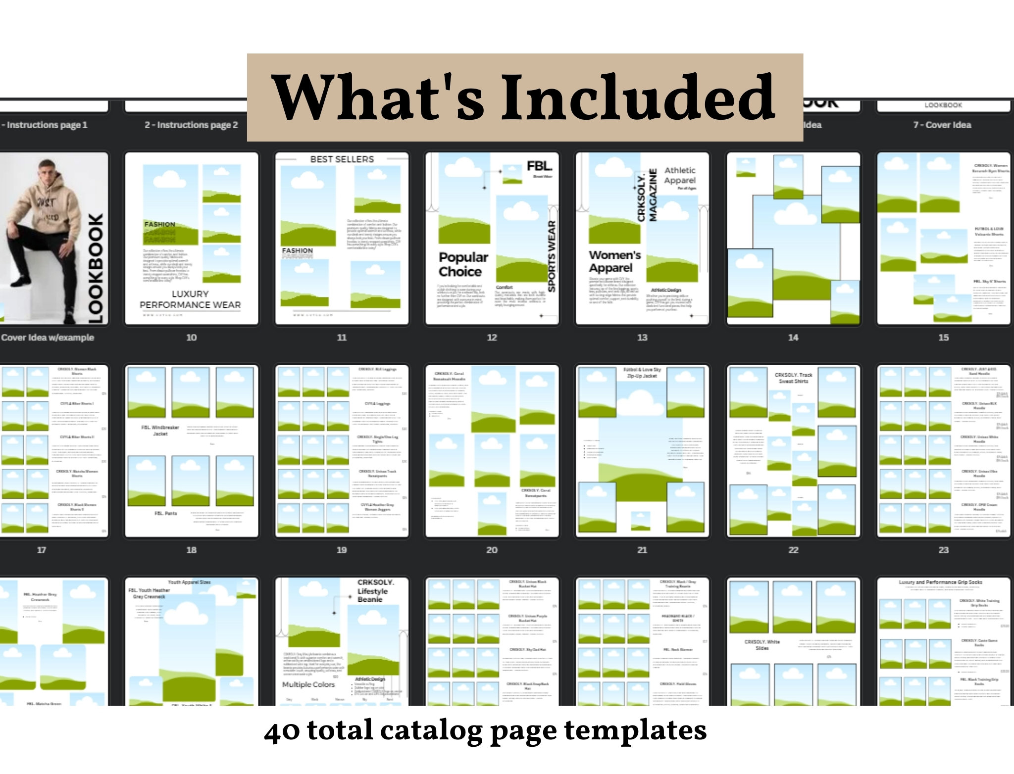 Catalog Line Sheet Magazine, Clothing and Wholesale Products, Canva ...