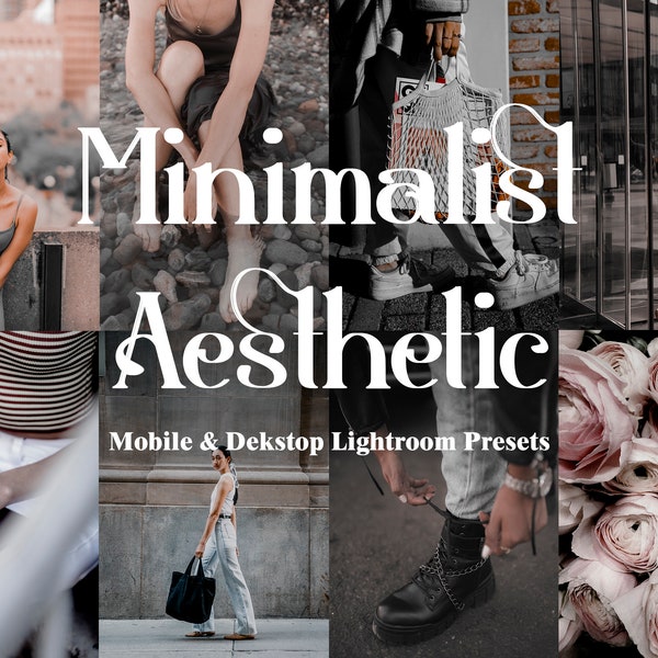 20 Lightroom Presets Dark Aesthetic Mobile, Blogger Instagram, Influencer Instagram, Minimalistic presets, Moody presets, Fashion Presets