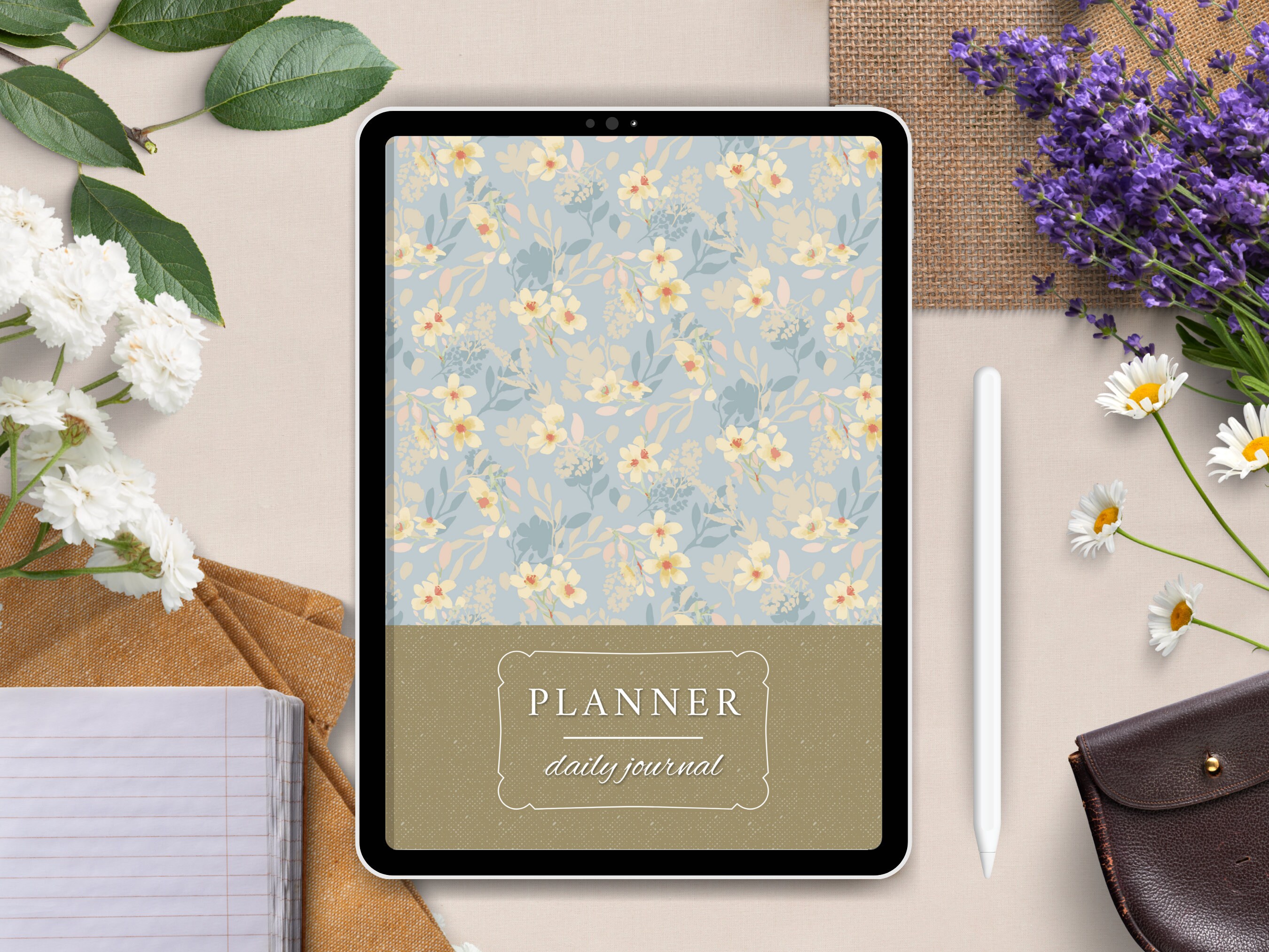 50 Spring Themed Goodnotes Covers - Journal, Planner, Notebook Digital ...