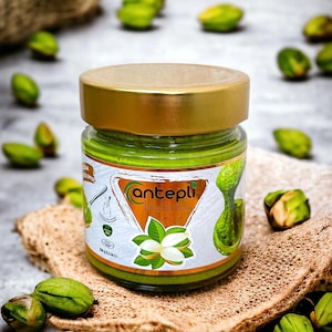 Turkish Pistachio Paste, Organic Pistachio Butter for Dubai Chocolate, Spreadable Delicacies for Breakfast, Pure Natural  230gr ( 8.11oz)