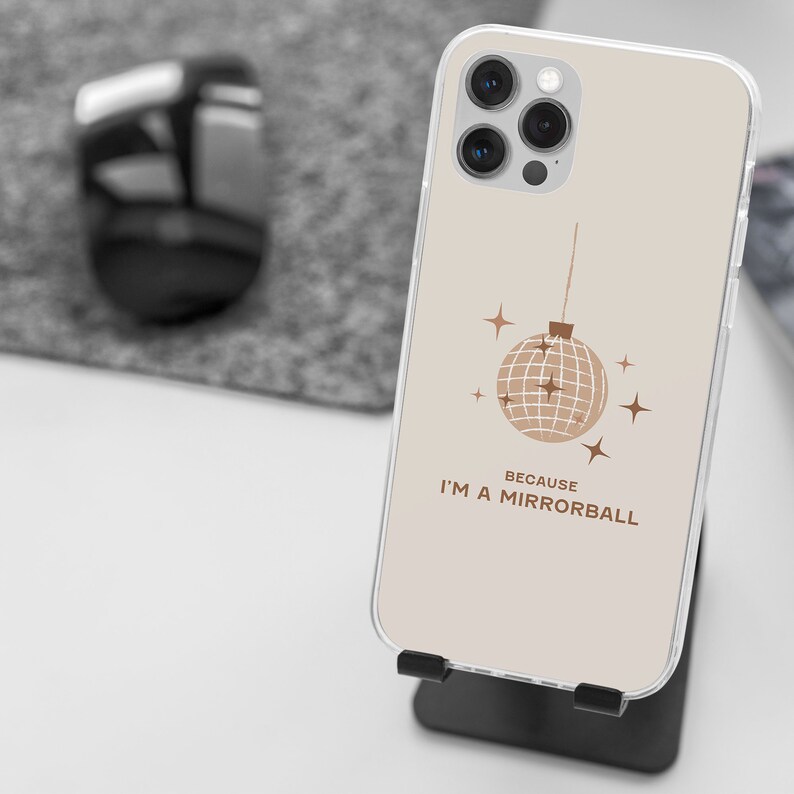 Folklore Mirrorball Lyric Phone Case for iPhone 15 Pro, iPhone 14 Pro