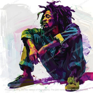 Bob Marley PNG de haute qualité, One Love Images, Bob Marley imprimable PNG, Junk Journal