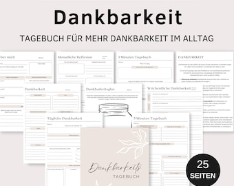 Dankbaarheid dagboek, mindfulness, zelfontwikkeling, reflectie, zelfliefde manifesteren, stress time-out sjabloon, PDF digitale download