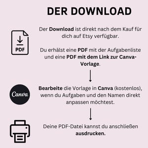 Checklista och dagsschema för barn, dagliga uppgifter, morgon- och kvällsrutin för barn, småbarnsrutinuppsättning, utskrivbar plan bild 4