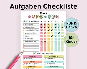 Checklist and daily schedule for children, Daily tasks, Morning and evening routine for children, Toddler routine set, Printable plan