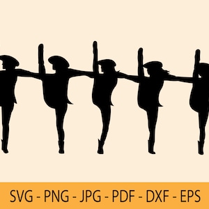 Drill team Svg, Drill team Png, Drill team clipart, Drill team Silhouette svg, Drill team Dance silhouette, Drill team gifts ideas, D12
