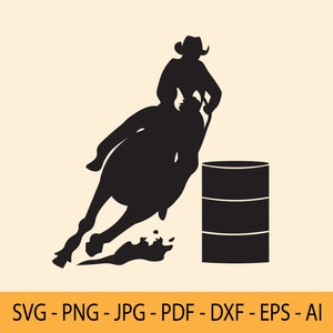 Barrel racing svg, Barrel racing png, Barrel racer svg silhouette, Cowgirl svg, Running horse svg, Barrel racing mom clipart, D1