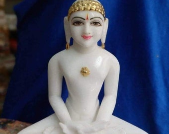 7 inch mahaveer jain statue