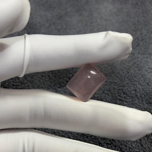 Cabochon rettangolari di quarzo rosa naturale, pietre preziose sfuse all'ingrosso per la creazione di gioielli (17x13x7mm)