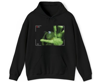 Kermit The Frog Hoodie, Kermit Pullover Hoodie, Kermit Frog Sweatshirt, Animal Lover Gift, Muppets Show Hooded Sweats, Streetwear, Y2K