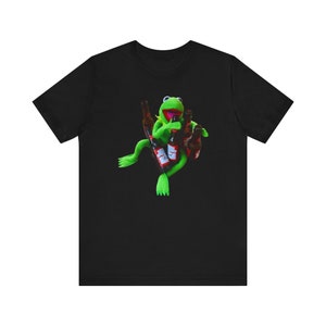 Kermit the Frog Shirt, Drunk Kermit, Kermit With Beers, Muppets Show Shirt, Funny Meme Shirt, Graphic Tee, Funny Gift, Disney Shirt