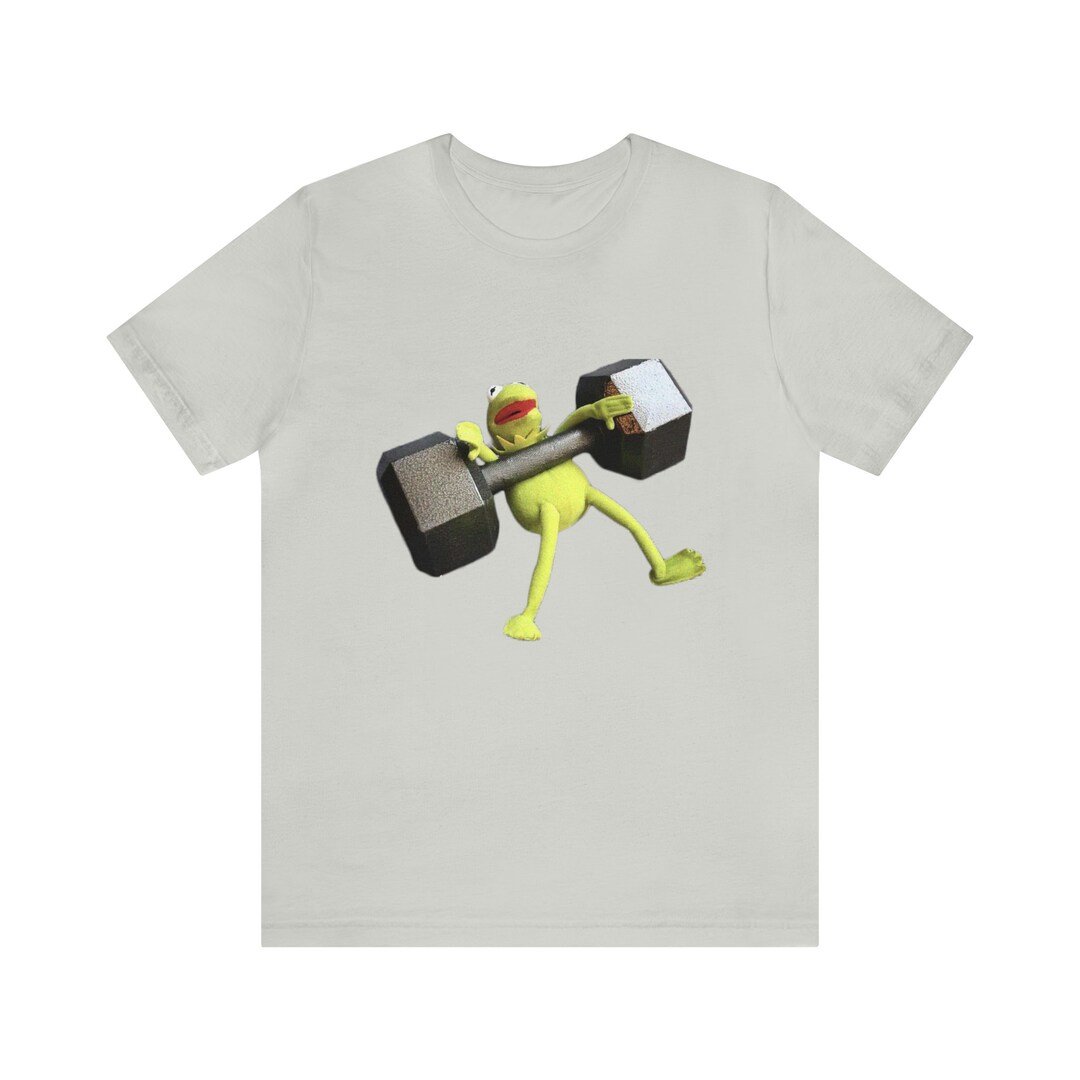 Gym Buddy Kermit, Kermit the Frog Shirt, Kermit Mood Shirt, Vintage Aesthetic, Graphic Tshirt