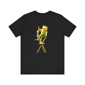 Kermit The Frog Shirt, Director Shirt, Director Kermit, Film Shirt, Muppets Show Shirt, Graphic Tee, Funny Gift, Disney Shirt, Funny Kermit