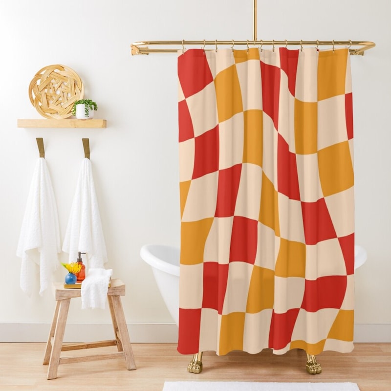 Boho Shower Curtain - Etsy