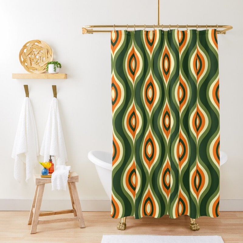 Mod Shower Curtain - Etsy