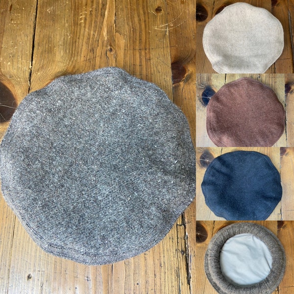 3 pièces 100% véritable chapeau Pakol en laine d'agneau, chapeau pakol Chitrali, chapeau Pakol, chapeau Kausia, chapeau traditionnel Chitrali pakul, chapeau pakol afghan, chapeau