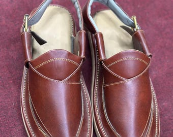 100% Genuine Leather Sandal,Handmade Peshawari Chappal, Afghan Chapal,Traditional Men’s Handmade Footwear,Peshawari sandal,kaptaan sandal
