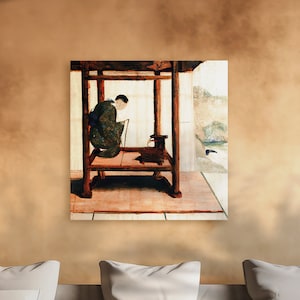Ogata Kōrin  - Museum Oil Painting - Japanese Wallart - Canvas