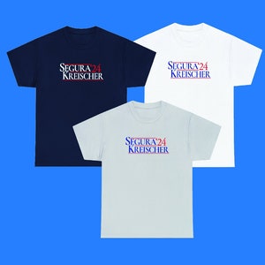 Segura Kreischer '24 | Presidential Candidate T-Shirt | Unisex Heavy Cotton Tee | Tom Segura & Bert Kreischer
