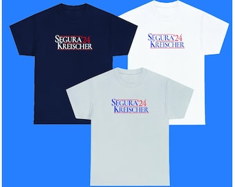 Segura Kreischer '24 | Presidential Candidate T-Shirt | Unisex Heavy Cotton Tee | Tom Segura & Bert Kreischer