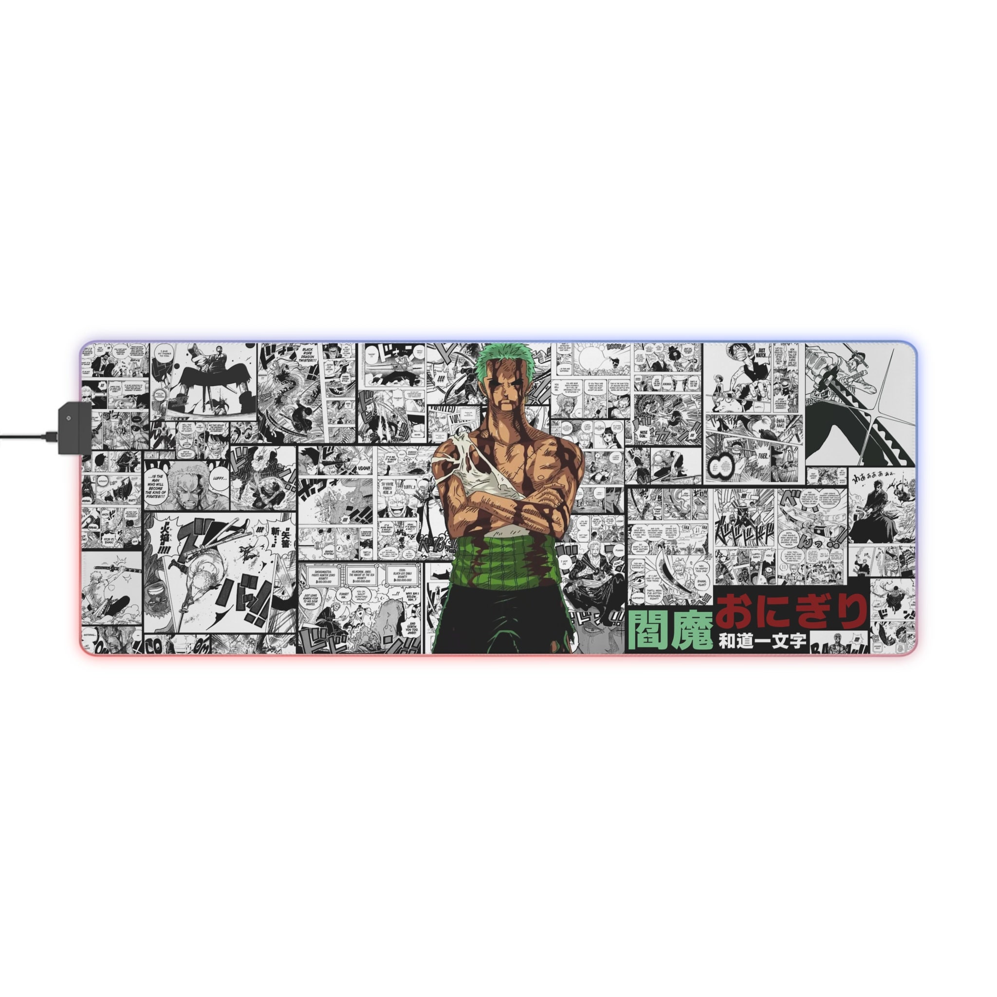 One Piece Gang Manga Collage Gaming Mouse Pad