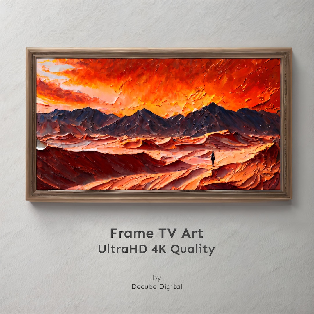 Samsung Frame TV Art, Art for Frame Tv, Oil Painting, Digital Download