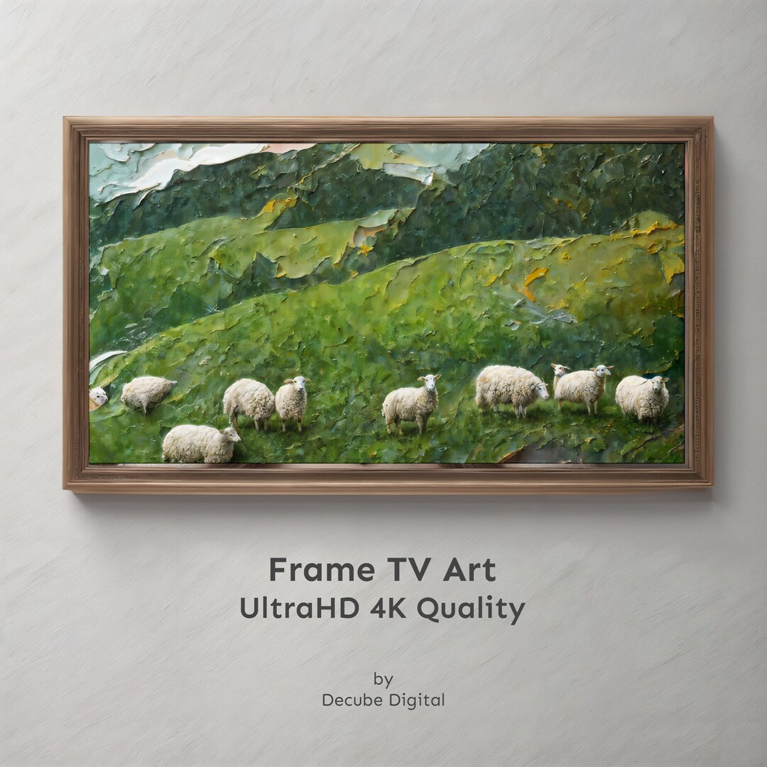 Samsung Frame TV Art, Art for Frame Tv, Oil Painting, Digital Download