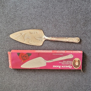 Spatule à gâteau Queen Anne plaquée argent