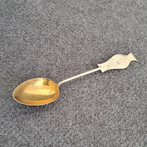 A rare silver antique Chinese spoon