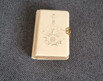 Antique pocket prayer book in Germany.