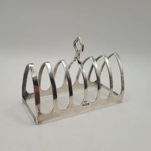 Antique sterling silver toast rack - Etsy 日本