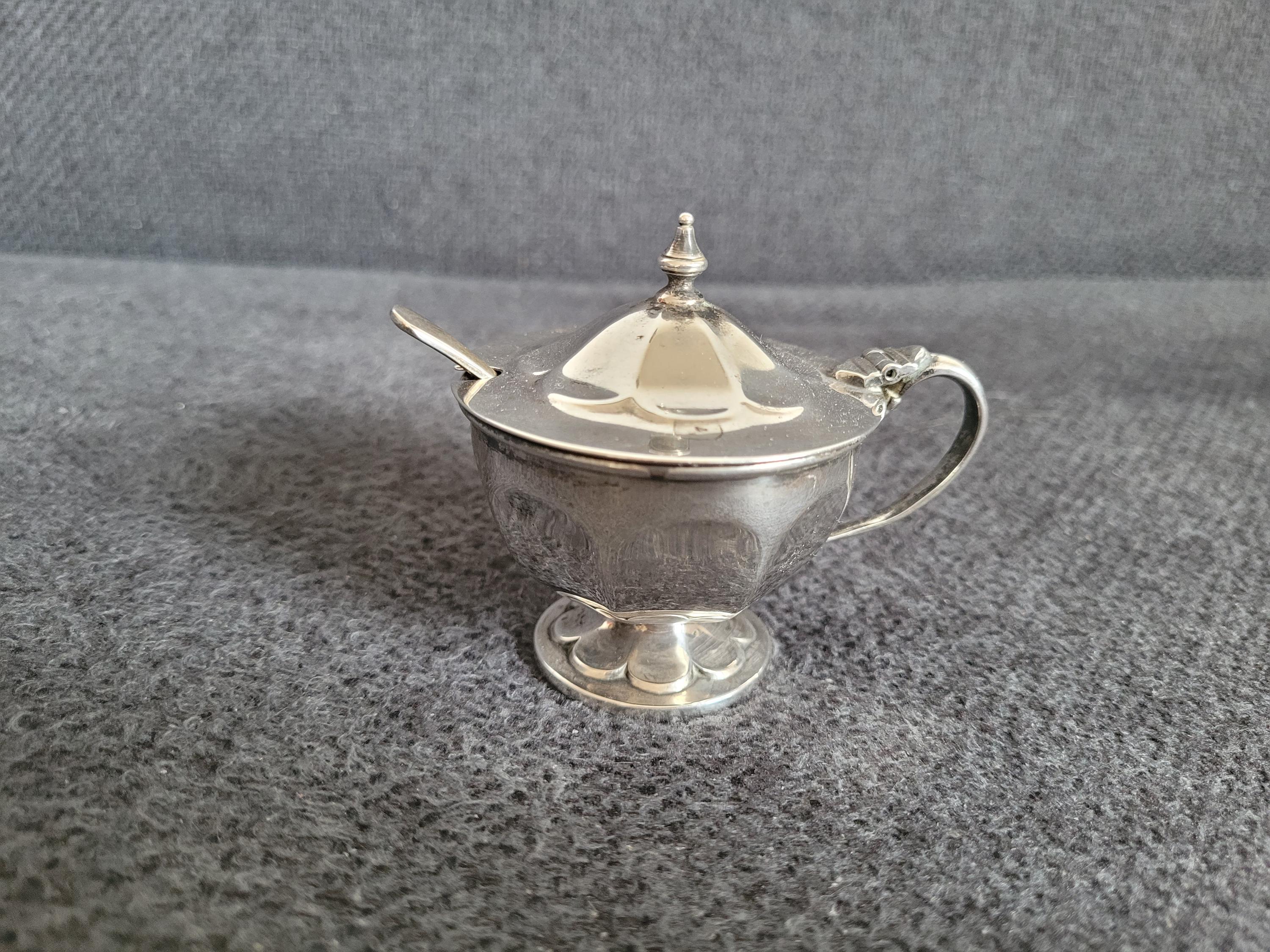 ヴィンテージ スターリングシルバー マスタードポット - Etsy 日本