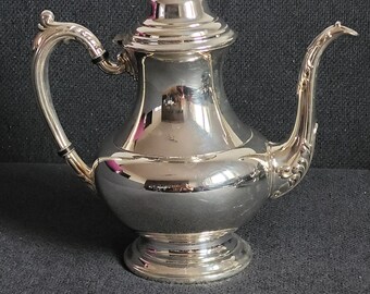 Vintage Silver-plated Tea Set Oneida Silver Company 5 Items - Etsy