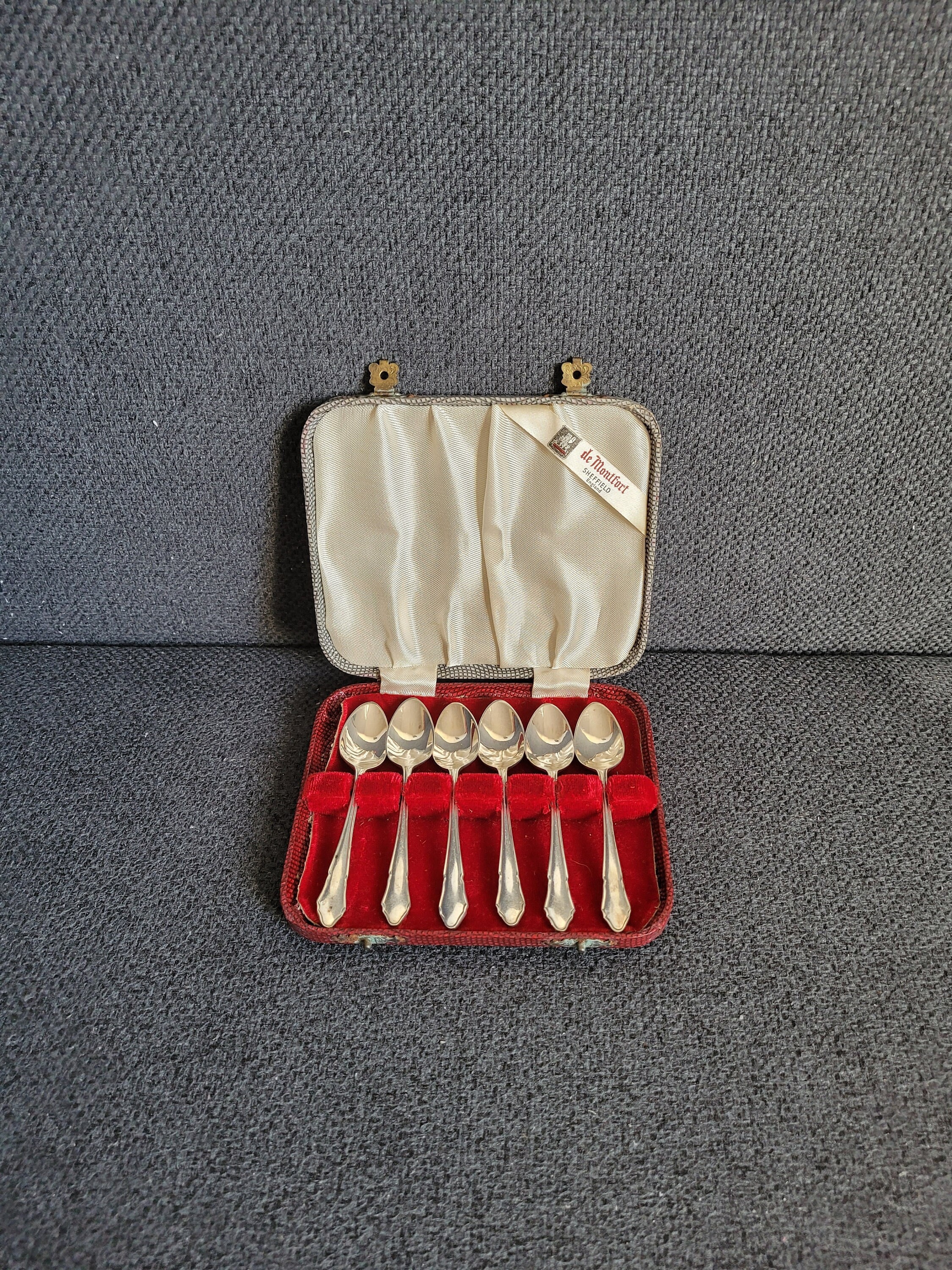 De Montfort Sheffield England EPNS Small Spoons - Etsy